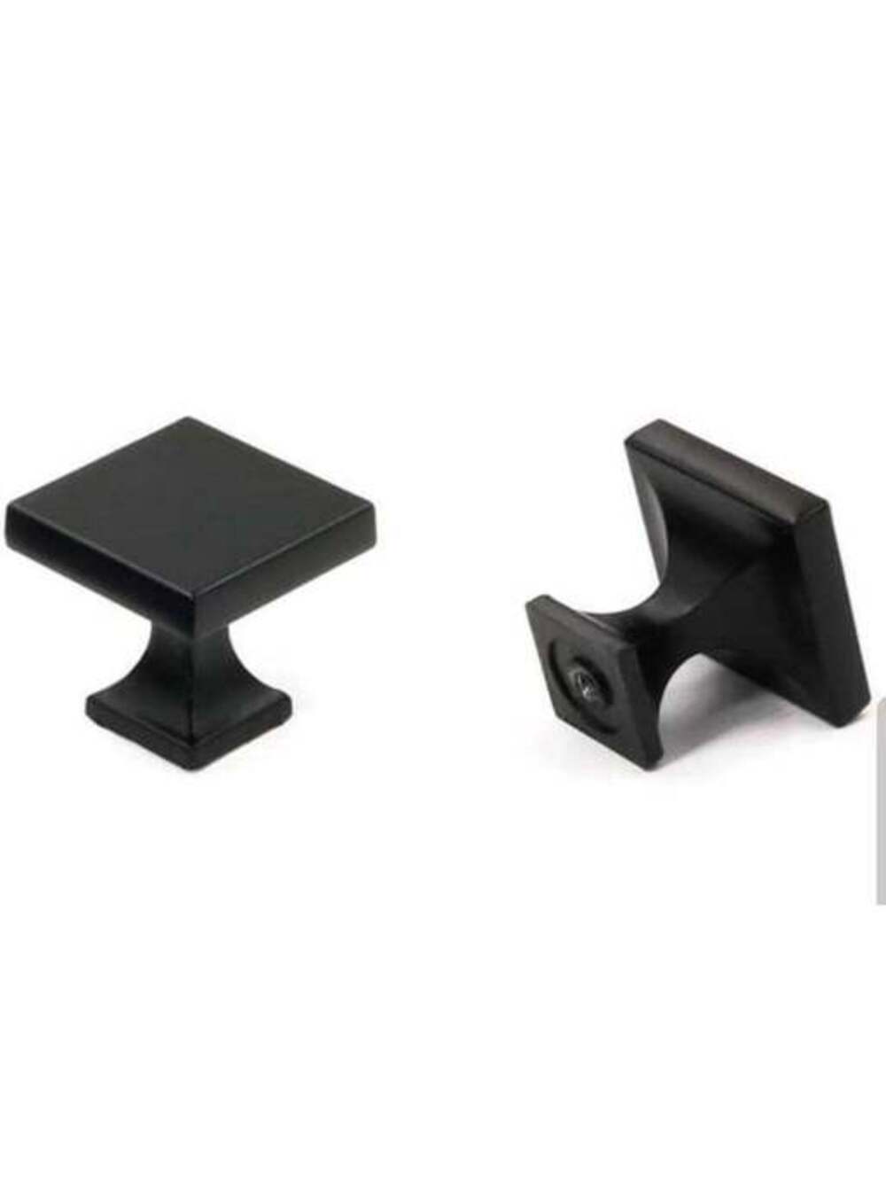 Homidy Home Square Black Matte Cabinet Pulls Knobs Drawer Pull Set Of 14 NEW